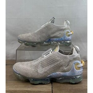 Nike Air VaporMax 2021 Flyknit Men's Shoes Light Grey CJ6740 105 Size 10.5